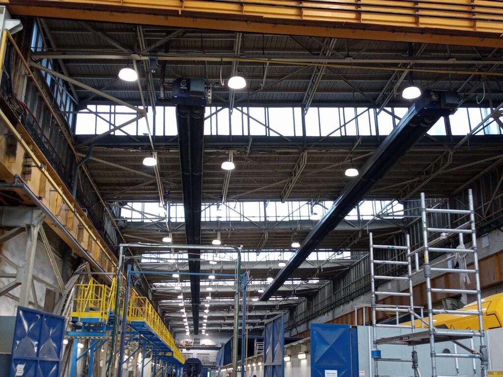 396325602 862483672076489 385699424405173652 n | Oświetlenie LED Hala C + sala prób – Škoda Vagonka